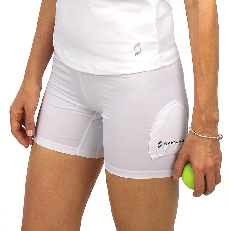 TAMIKA UNDER SHORTS WITH BALL POCKETS WHITE