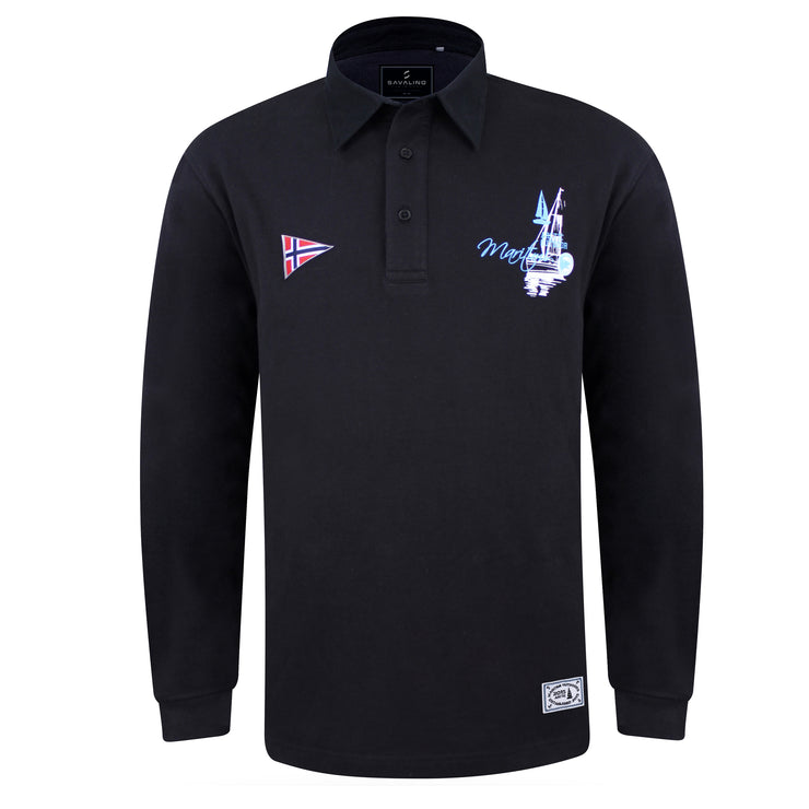 DUKE RUGBY SHIRT BLACK