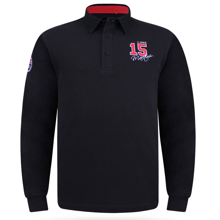 ELI RUGBY SHIRT BLACK