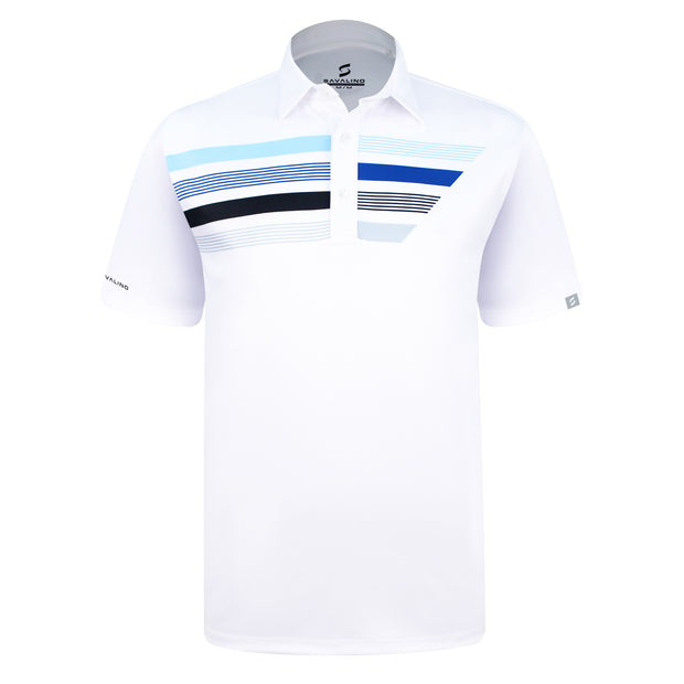 ALVARO POLO SHIRT WHITE/BLUE