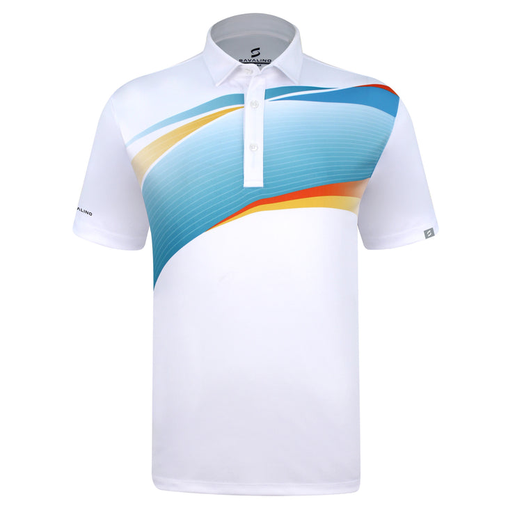 ARROW POLO SHIRT WHITE/LT GREEN