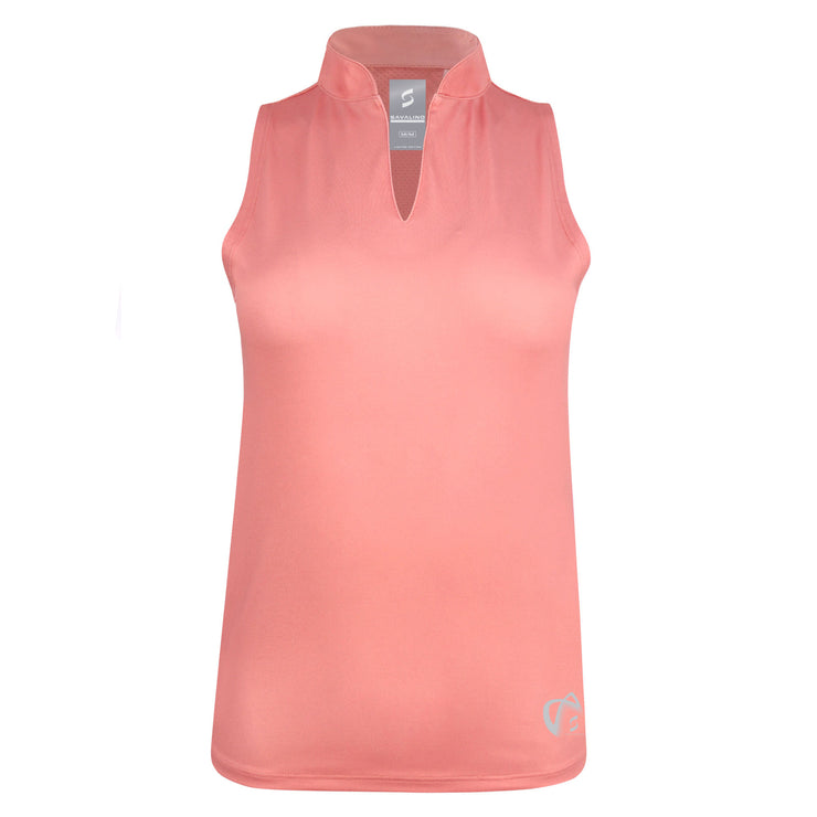 HARRIETT TANK TOP CORAL WHITE