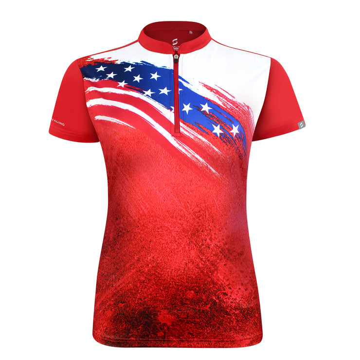 FANNY BOWLING JERSEY RED