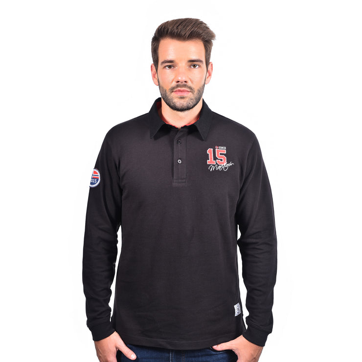 ELI RUGBY SHIRT BLACK