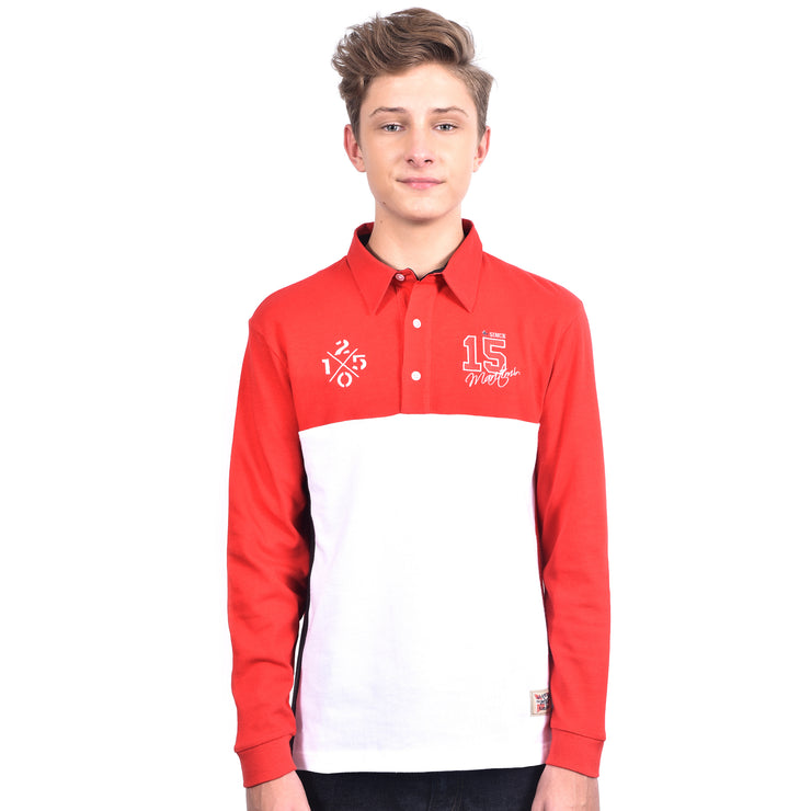 DENNIS RUGBY SHIRT RED