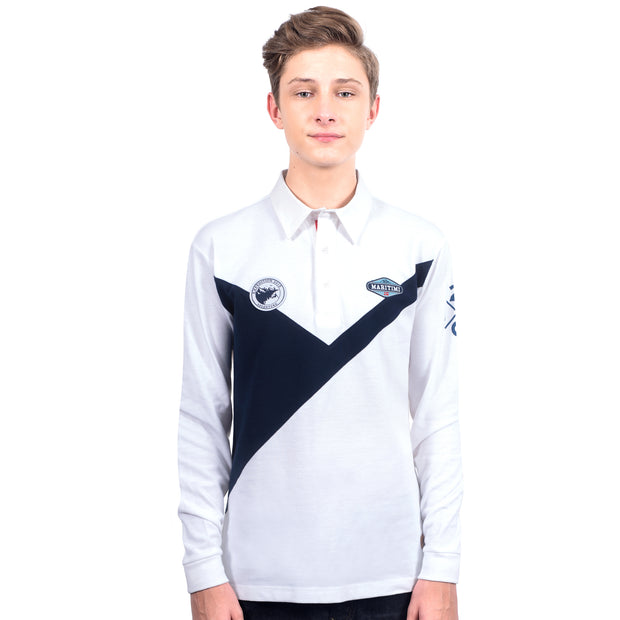 DUSTIN RUGBY SHIRT WHITE