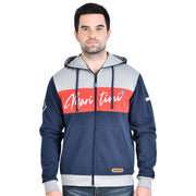 GERARDO HOODIE SHIRT NAVY GREY
