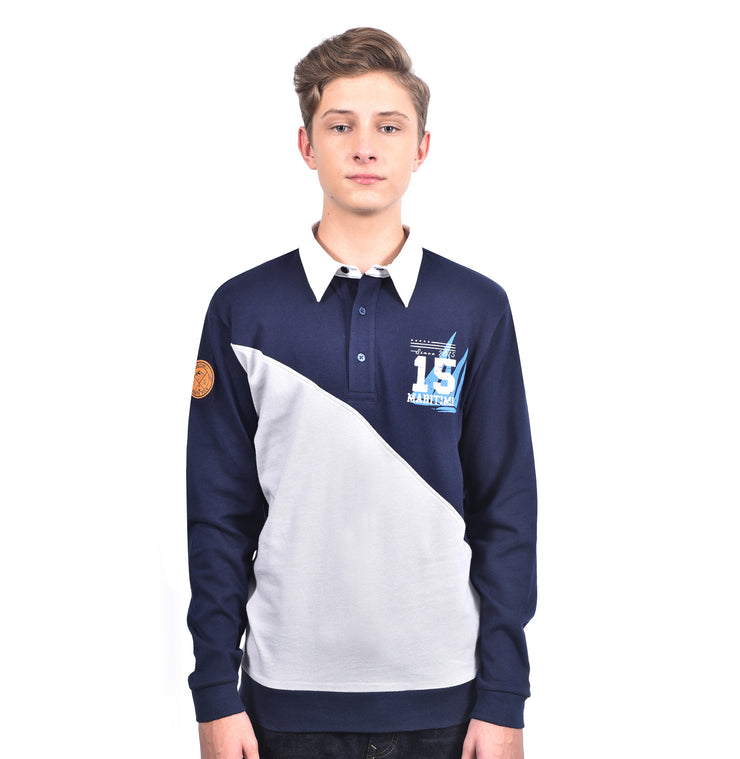 DANE RUGBY SHIRT NAVY