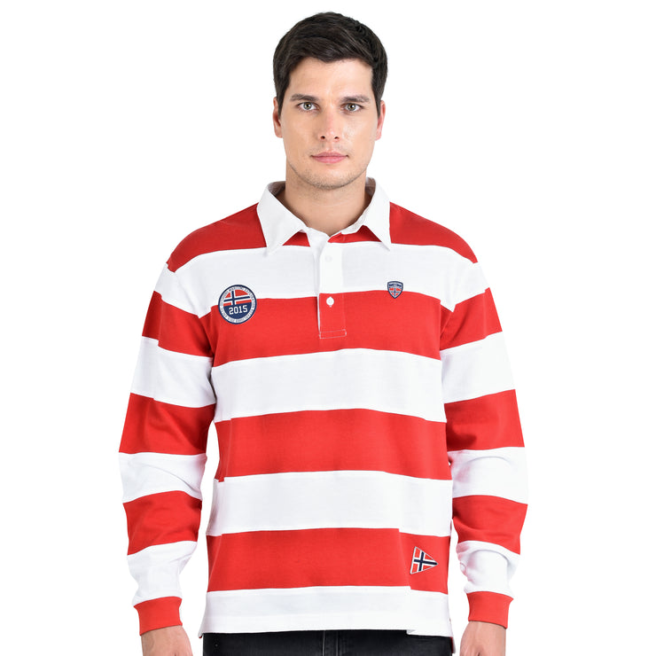 GARY RUGBY SHIRT RED