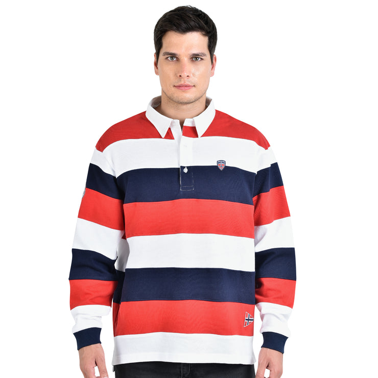 GASTON RUGBY SHIRT RED