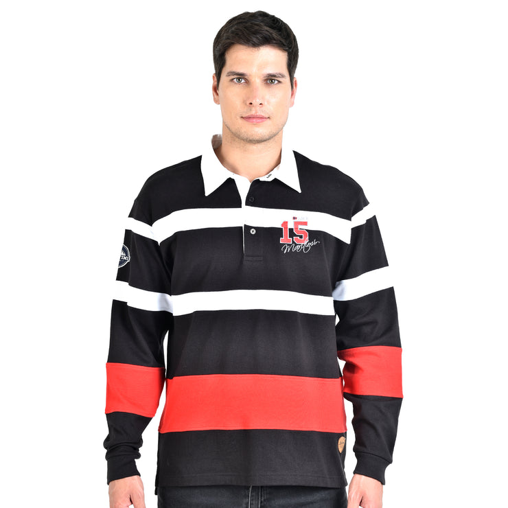 GENARO RUGBY SHIRT BLACK