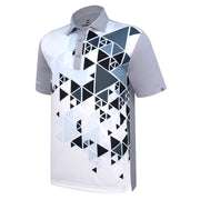 ARON POLO SHIRT WHITE/GREY