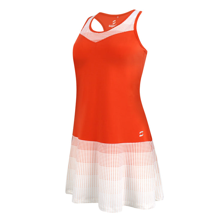 daniela orange dress Reformation Daniela dress
