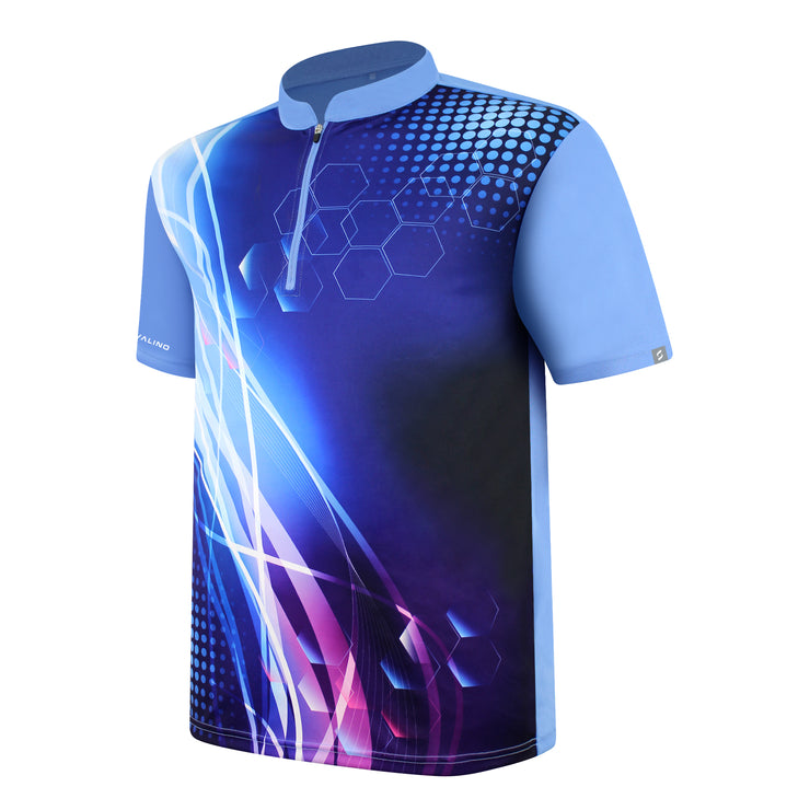 CARLETON BOWLING JERSEY BLUE