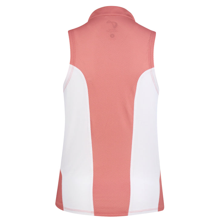 HARRIETT TANK TOP CORAL WHITE