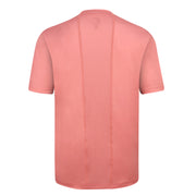 HAROLD T-SHIRT VERTICLE PRINTED CORAL