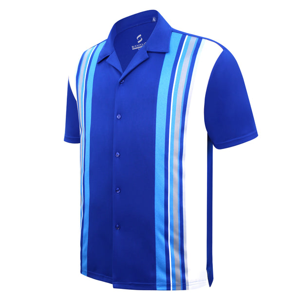 FISHER BOWLING SHIRT ROYAL BLUE