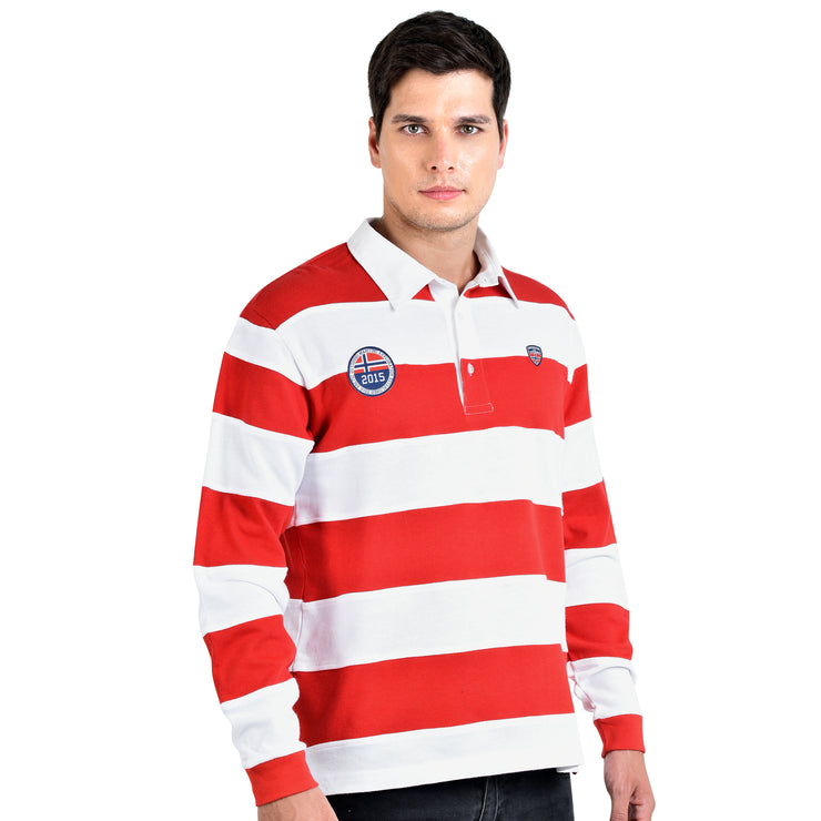 GARY RUGBY SHIRT RED