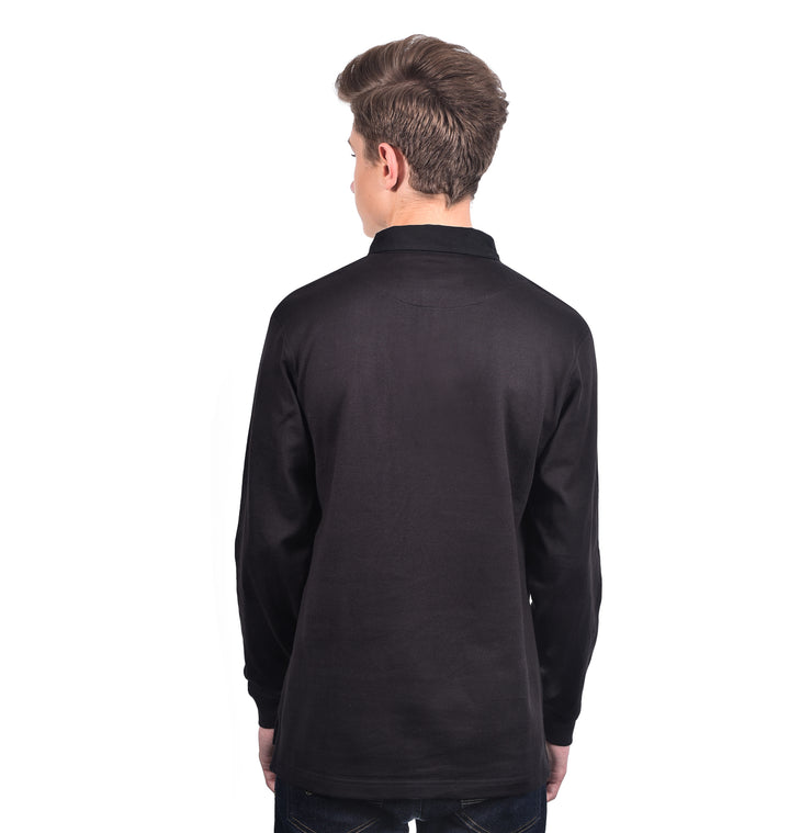 DUKE RUGBY SHIRT BLACK