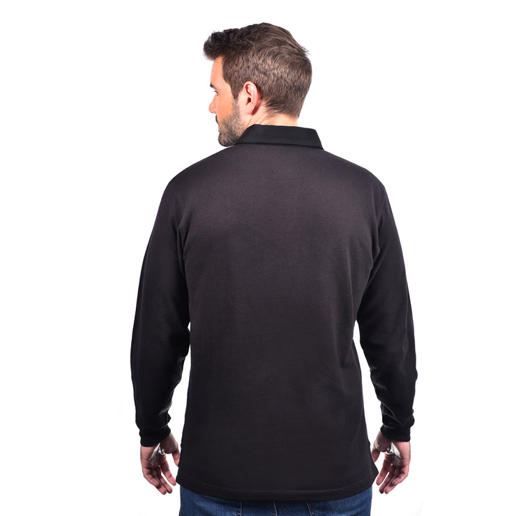 ELI RUGBY SHIRT BLACK