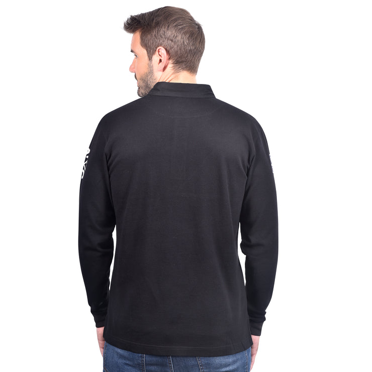 DALE RUGBY SHIRT BLACK