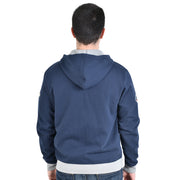 GERARDO HOODIE SHIRT NAVY GREY