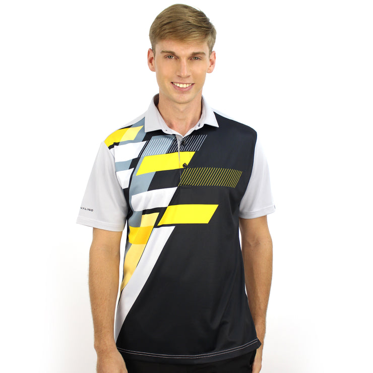 ALEC POLO SHIRT GREY/BLACK