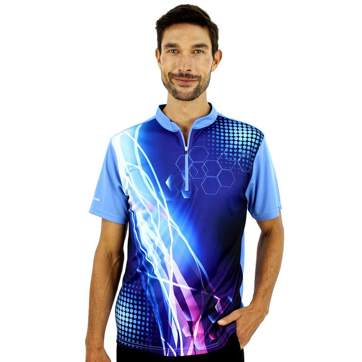 CARLETON BOWLING JERSEY BLUE