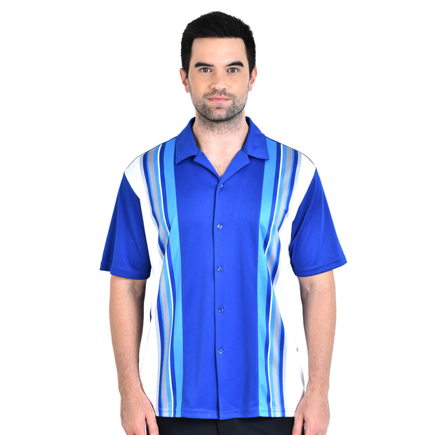 FISHER BOWLING SHIRT ROYAL BLUE