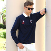 DAVIS RUGBY SHIRT NAVY