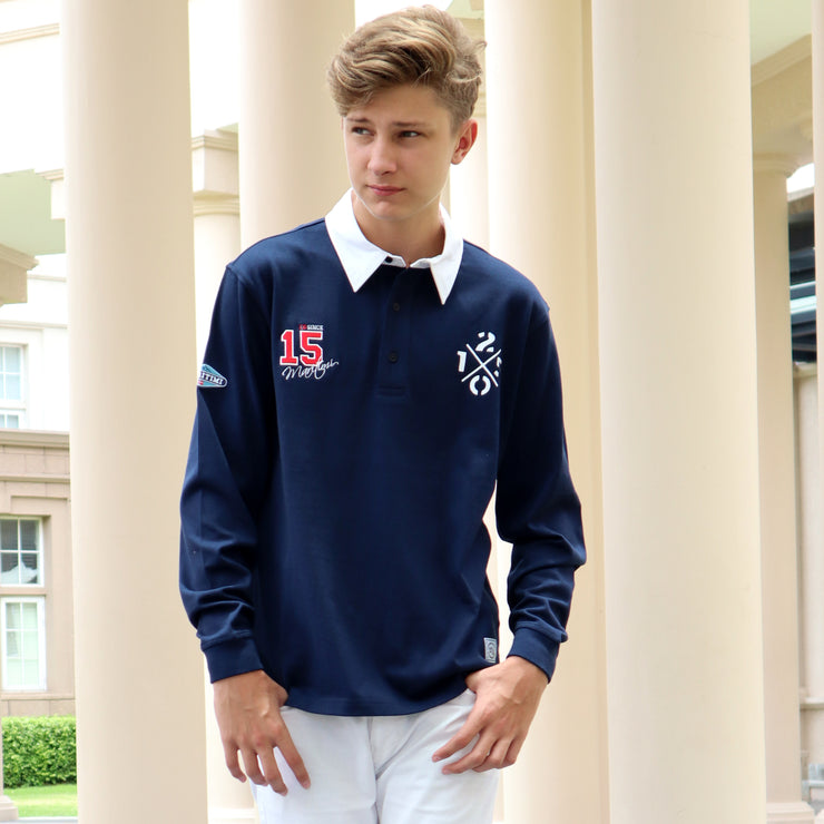 BENJAMIN RUGBY SHIRT NAVY