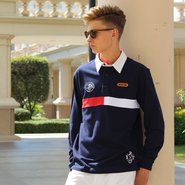 DEXTER RUGBY SHIRT NAVY