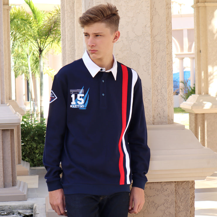DAVE RUGBY SHIRT NAVY