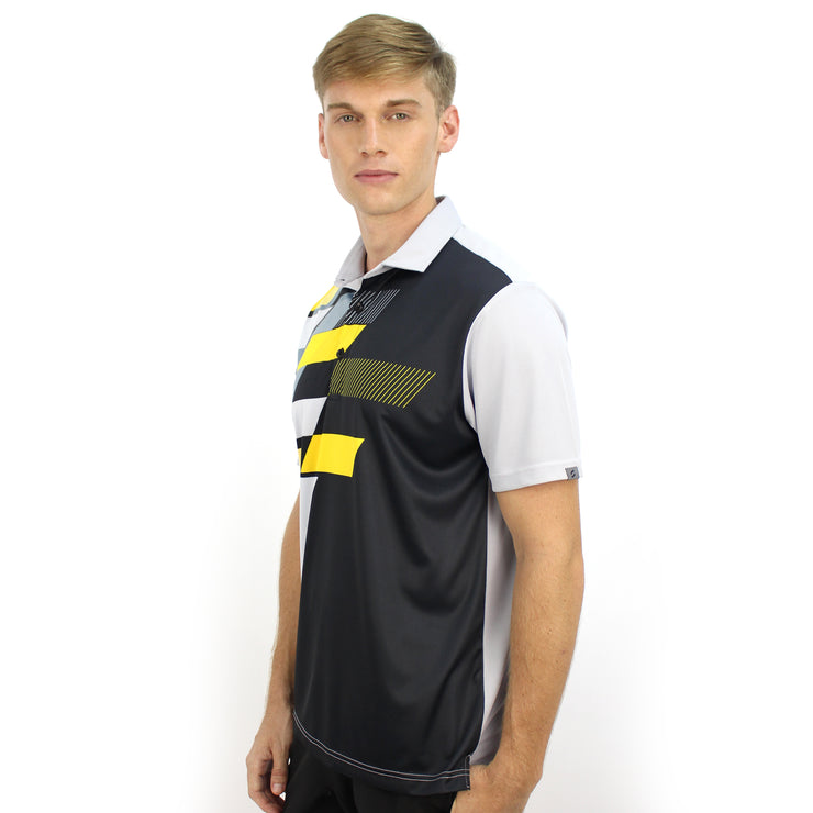 ALEC POLO SHIRT GREY/BLACK