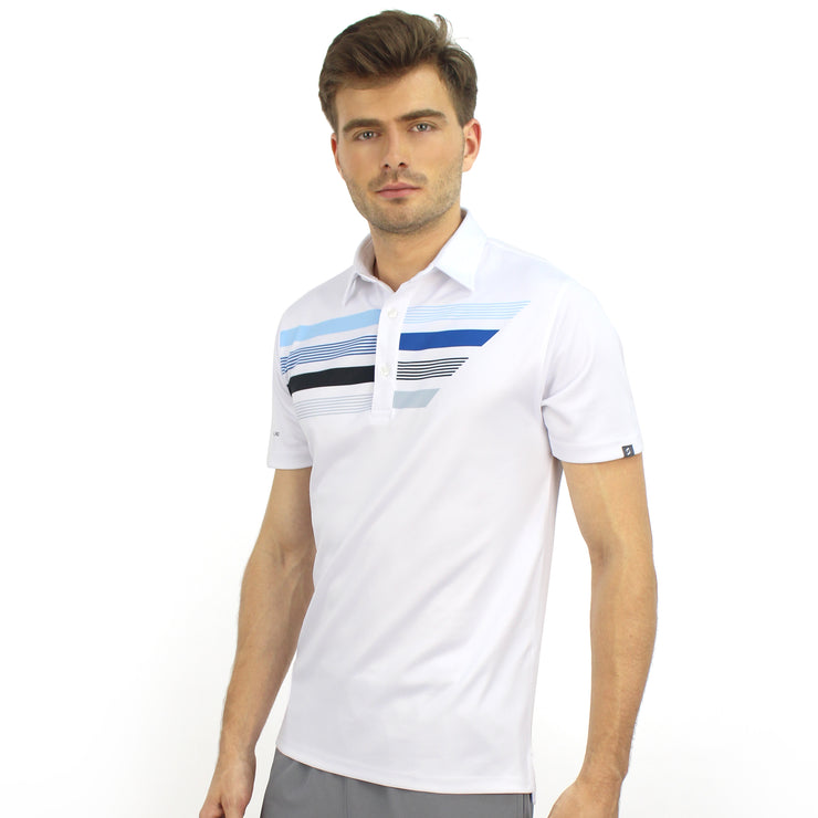 ALVARO POLO SHIRT WHITE/BLUE