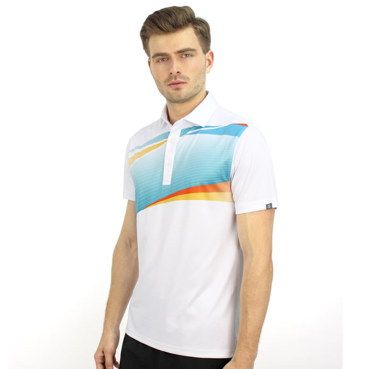 ARROW POLO SHIRT WHITE/LT GREEN
