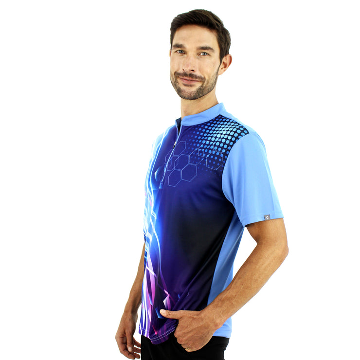 CARLETON BOWLING JERSEY BLUE