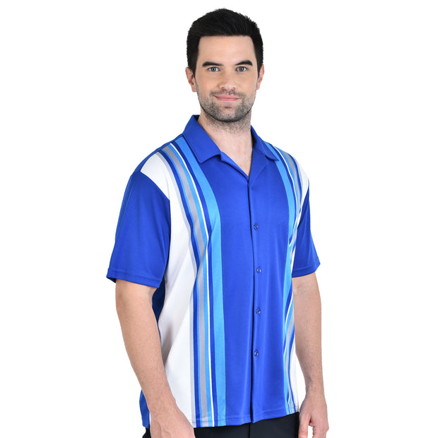 FISHER BOWLING SHIRT ROYAL BLUE