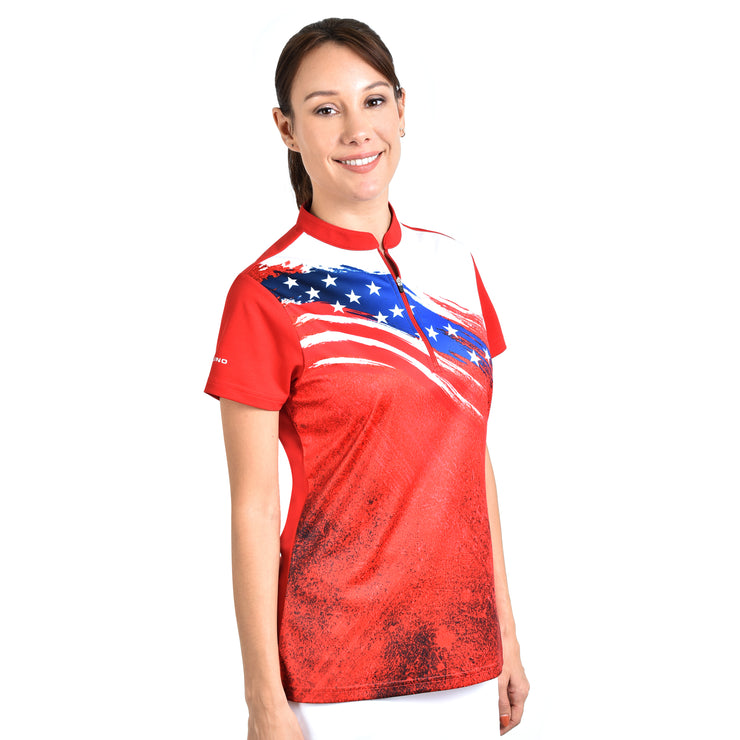 FANNY BOWLING JERSEY RED