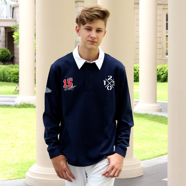 BENJAMIN RUGBY SHIRT NAVY