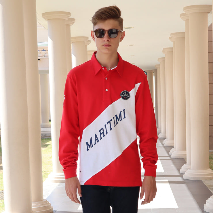 DEAN RUGBY SHIRT RED