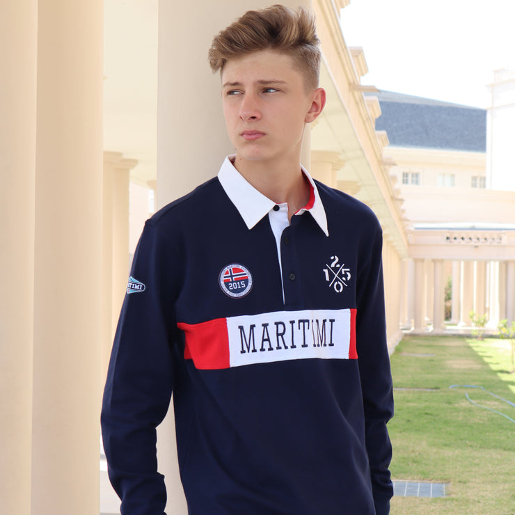 DAN RUGBY SHIRT NAVY