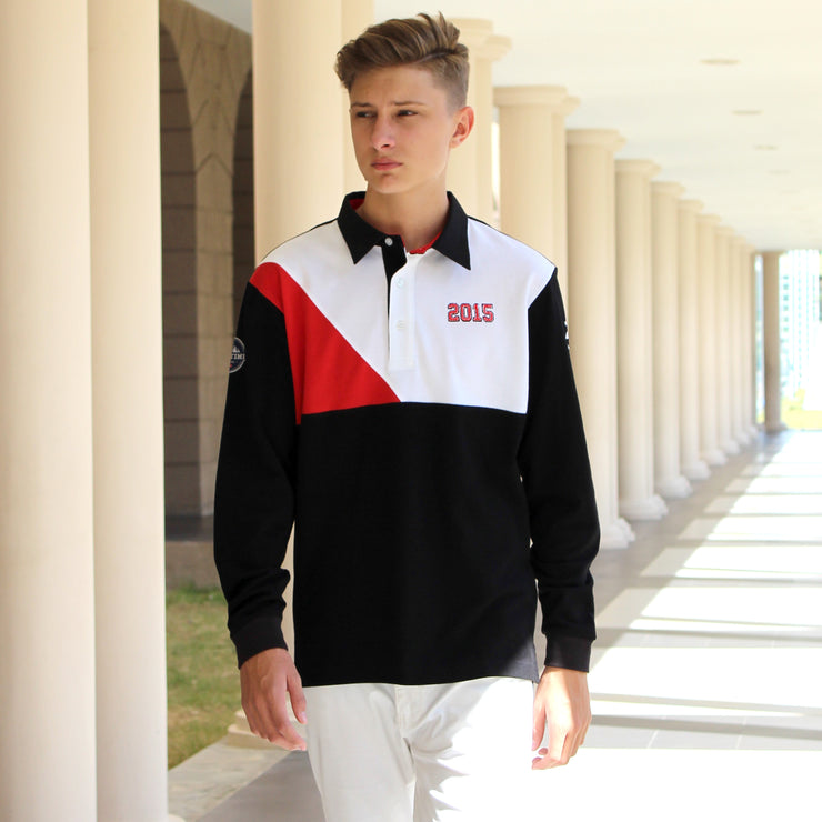 DALE RUGBY SHIRT BLACK