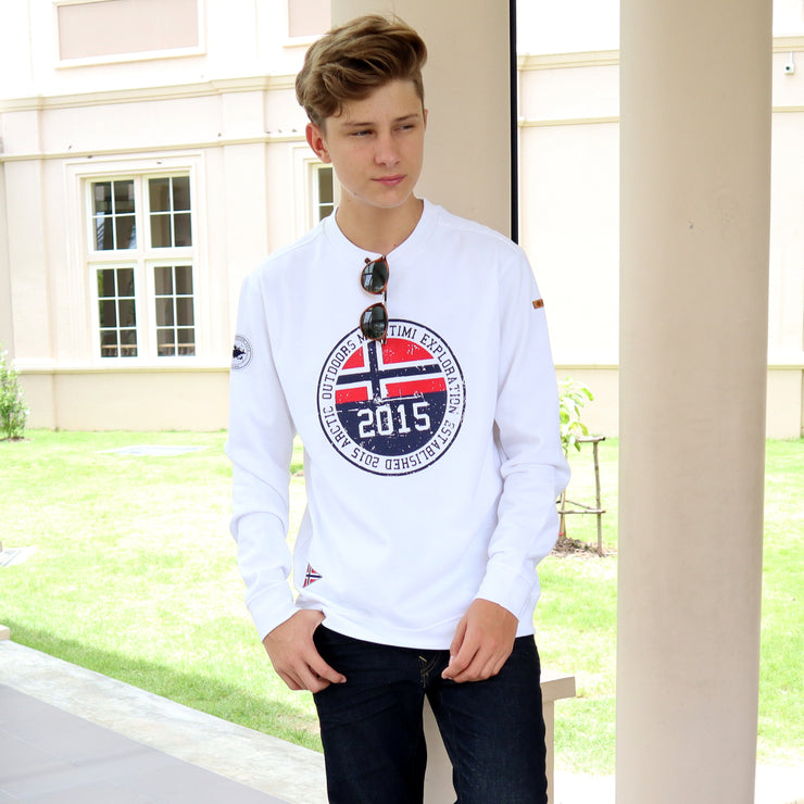 BEN SWEATSHIRT WHITE