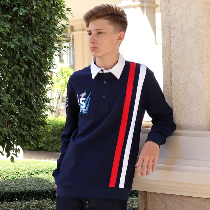 DAVE RUGBY SHIRT NAVY