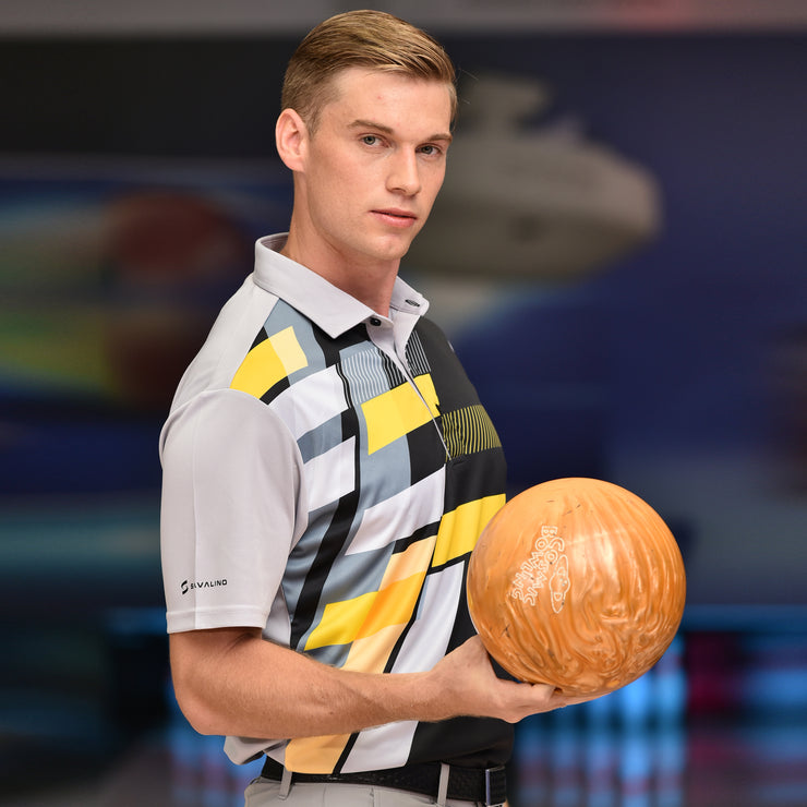 ALEC POLO SHIRT GREY/BLACK