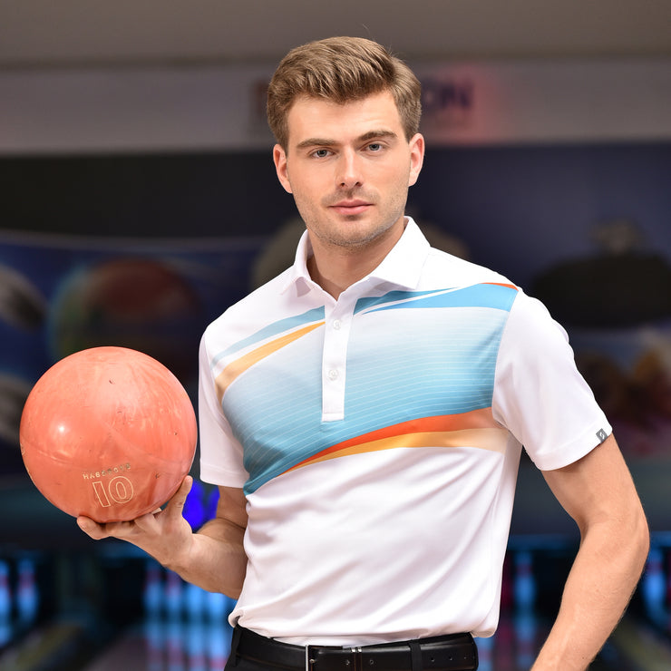 ARROW POLO SHIRT WHITE/LT GREEN