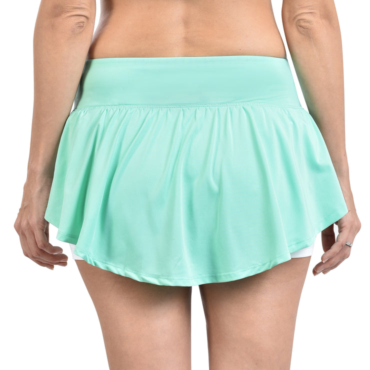 HERMINE SKORTS WHITE MINT GREEN
