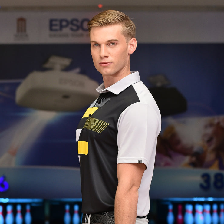 ALEC POLO SHIRT GREY/BLACK