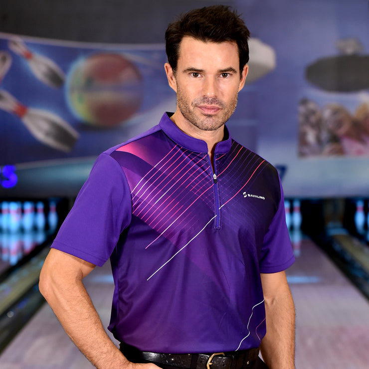 Carleton Bowling Jersey Purple Savalino X-Large / Purple